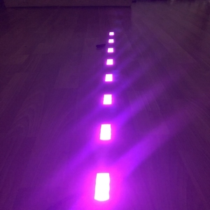 ที่มีคุณภาพสูง24โวลต์20วัตต์กันน้ำกลางแจ้ง Dmx 512ควบคุมโปรแกรม RGB นำเชิงเส้นแสงเชิงเส้นจุดแหล่งกำเนิดแสง - Product Image 2