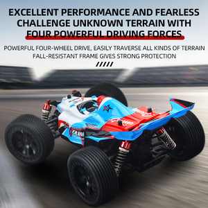 高速1/16スケールRCレーシングカー2.4Ghz 4WD電動オフロードリモコンモンスタートラック金属ギフト