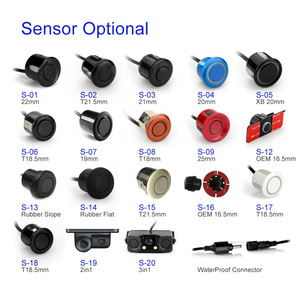 8 Radar Detector Reverse <strong>Backup</strong> Rear Monitor System LED Display Parking Assistance 22mm Car Parking <strong>Sensor</strong>
