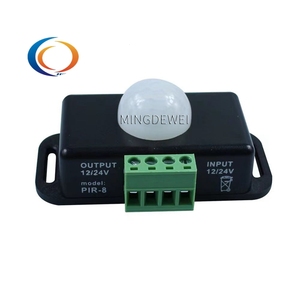 DC 12V 24V 8A Ajuste automático PIR Sensor de movimiento Interruptor IR Detector infrarrojo Módulo de interruptor de luz para lámpara de tira de luz LED - Product Image 3