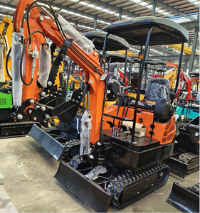 HIGHTOP indirim fiyat kauçuk parça Mini paletli ekskavatör 1T 1.2T 1.5T 1.8T 2T hidrolik küçük kazıcı mikro Bagger ile kova - Product Image 4