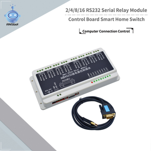 RNSbot 2/4/8/16チャンネルRS232シリアルポートリレーモジュール制御ボードスマートホームスイッチコンピュータ接続制御 - Product Image 6