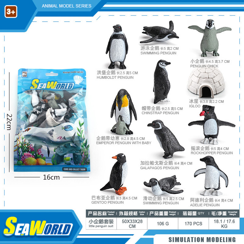 Colorido BL-1063D Set de Pequeño Pingüino 106g