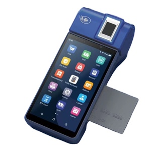 4G Wi-Fi BT NFC инфракрасный сканер штрих-кодов, сканер отпечатков пальцев, лотерея, принтер, беспроводной терминал данных, Android MINI POS-система - Product Image 2
