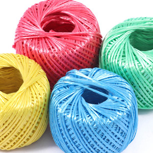 Proveedor de cuerda Foska, rollos de cuerda fáciles de usar, decoración DIY, colores surtidos, hilo de plástico de nailon y poliéster para manualidades - Product Image 2
