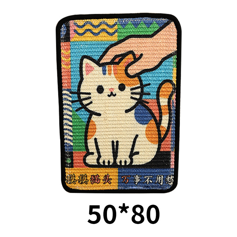 Rascador para gatos de sisal (cabeza de gato) 50*80