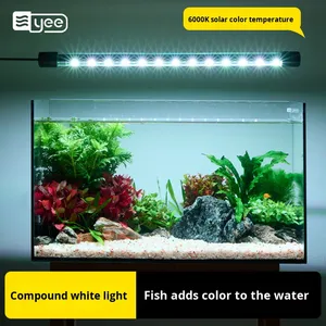 Yee Fabriek Groothandel Full Spectrum <span class=keywords><strong>Aquarium</strong></span> Led Licht Onderdompelbare <span class=keywords><strong>Aquarium</strong></span> Licht Waterdichte Verlichtingsstrip Met Zuighouder - Product Image 2