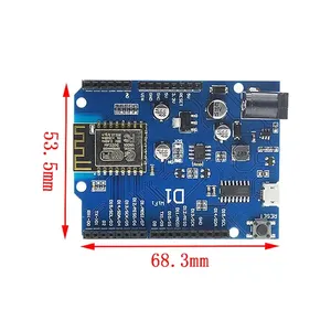 WiFi R3 scatola ufficiale ATMEGA16U2 / UNO + WiFi R3 MEGA328P Chip CH340G per Arduino UNO R3 scheda di sviluppo WeMos ESP8266
