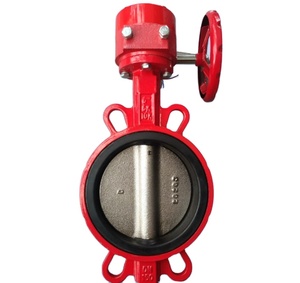 Yangın boru hattı durumunun gerçek zamanlı izlenmesi için sinyal geri bildirimi yangın kelebek vana ile mühürlü izlenen gofret bağlı EPDM - Product Image 2