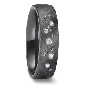 Alin nhà máy đồ trang sức tùy chỉnh rèn Titan đen Nhẫn đính hôn Nhẫn người đàn ông titan kim cương đám cưới ban nhạc - Product Image 4