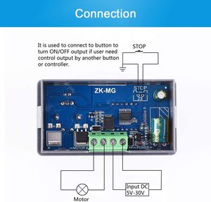 Motor drehzahl regler PWM DC 5V 12V 24V 150W Einstellbarer Drehzahl regler mit stufenlosem variablen Drehschalter PWM - Product Image 2