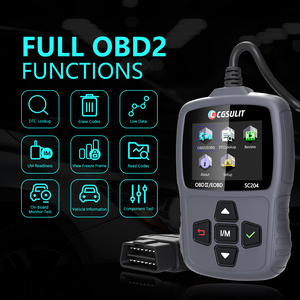 Lettore di codice auto guasto CGSulit SC204 OBD2 strumento diagnostico CAN strumento di programmazione chiave OBD2 multilingue