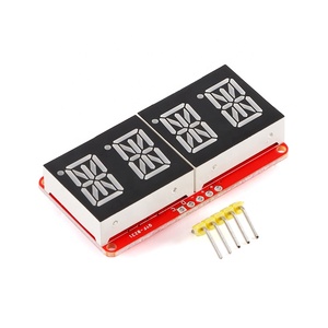 0.54 pollici 4 Bit Meter digitale tubo modulo Display LED IIC I2C controllo metro 3.3V 5V per Arduino rosso verde arancione