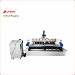 יעילות גבוהה <span class=keywords><strong>cnc</strong></span> מכונת כרסום 8 ספינדל 4 צילינדרים עץ עגול גילוף חריטה עץ 3D