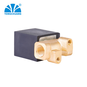 YONGCHUANG 5505 serisi kompakt tasarım minyatür doğrudan oyunculuk 2 yollu gaz sobası pirinç alaşım solenoit valf ac220v buhar demir için 12v 24v - Product Image 3