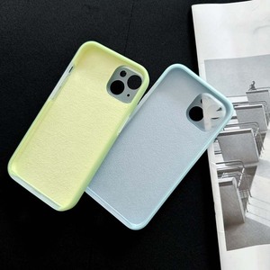 Şeker renk sıvı silikon kauçuk yağ ve iç mikrofiber koruma ile cep telefonu kılıfı Iphone 12 13 14 15 16 Pro Max - Product Image 3