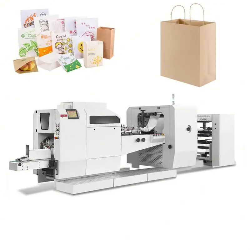 New Designed machine for making kraft paper bag mini paper bags making machine automatic