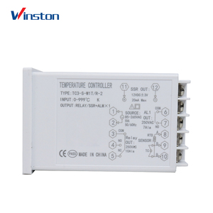 Controlador de temperatura PID con pantalla digital, 2 unidades