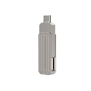 WiWU USB 3,2 Flash Drive USB tipo C interfaz 2 en 1 memoria de Metal duradero U disco OTG 32 64 128 256GB anticaída transmisión rápida - Product Image 1