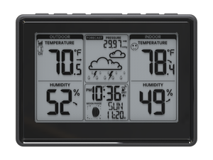 Youton 2024 White and Black Display Weather Station With Entry Level Promotional <strong>Forecast</strong> and Calendars - Product Image 5