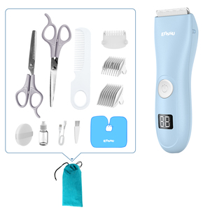 ENSSU 935 Azul Verde Barbeador Elétrico Semi-automático Cerâmica Lâmina Segura Clipper Cabelo Recém-nascido Silencioso - Product Image 1