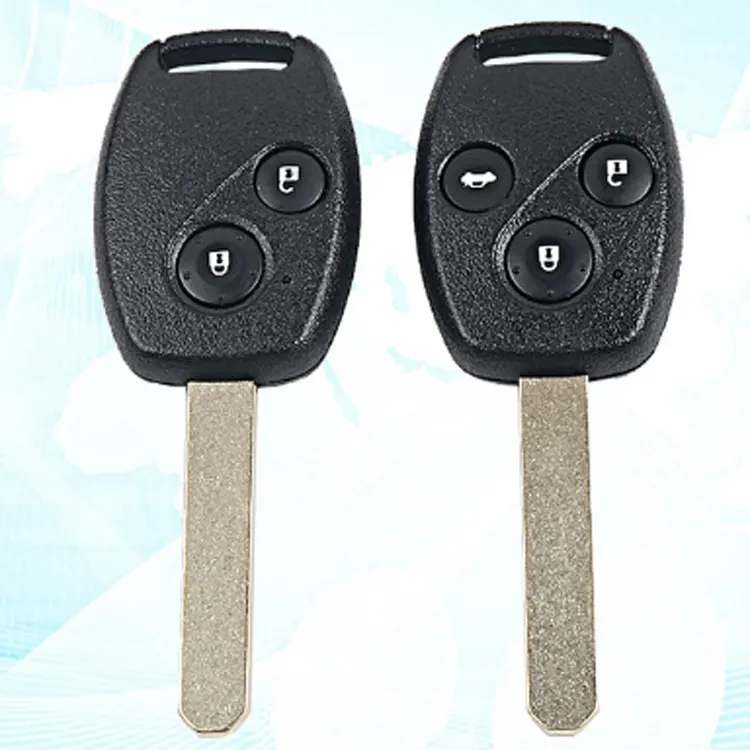 2 bouton 3 Bouton Télécommande D48 ID46 8E Voiture Porte-clés Pour Honda Civic