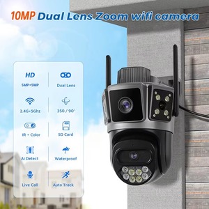 10MP Dual Lens Outdoor Wifi <strong>Security</strong> Camera Night Vision Full Color AI Motion Detection CCTV Camera <strong>System</strong> - Product Image 2