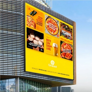 Stand grande cartellone commerciale verticale programmabile cartello a parete pannello pubblicitario Pantalla esterno schermo di visualizzazione a Led - Product Image 2
