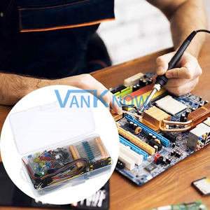 Für UNOR3 Component Pack DIY Projekt Starter Elektronisches Kit Mit Binde spitzen Bread board Kit Box