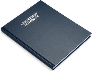 Cuaderno de laboratorio de alta calidad al por mayor, tapa dura azul, registros experimentales, logotipo personalizado, diseño profesional - Product Image 4