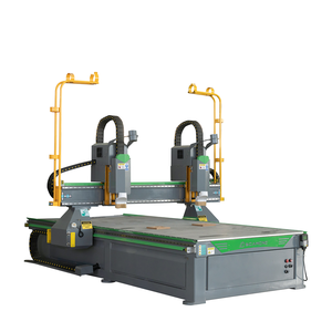 Enrutador de madera CNC de alto rendimiento, cabezales múltiples, dos cabezales, máquina enrutadora CNC de grabado de madera 1325 a buen precio - Product Image 3