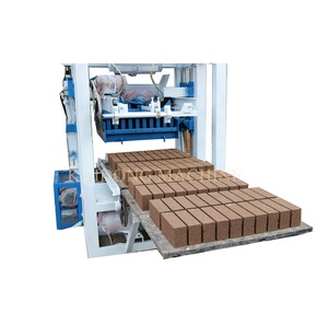 Macchina per la produzione di blocchi in calcestruzzo Qt4-23A semi-automatica macchine per mattoni multifunzione con metodo di vibrazione di materie prime cementizie - Product Image 6