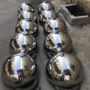 เส้นผ่าศูนย์กลาง200มม. สูงขัดโลหะครึ่งลูกสแตนเลสซีกโลก - Product Image 2