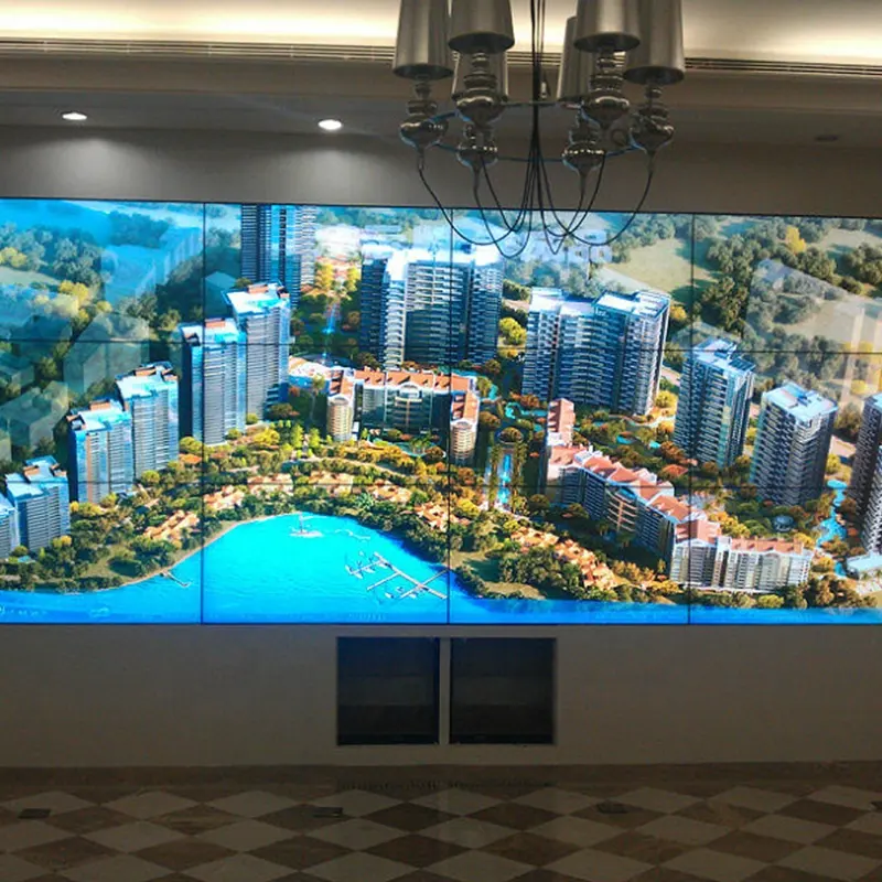 Indoor 4K LCD Splicing Screen Painel Matrix Splicing Screen Super Narrow Bezel LCD Video Wall