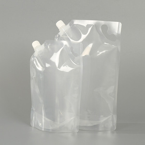 Factory Inventory Newest Type Customize Transparent Spout <strong>Pouch</strong> for Liquid Bag Stand up Plastic Package <strong>Pouch</strong> with Spout - Product Image 2