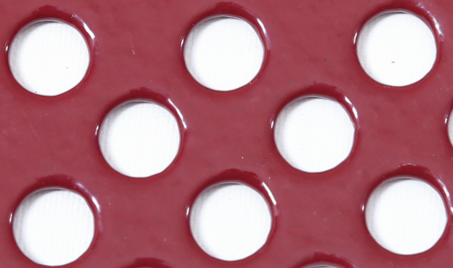 METALLO FORATATO ROSSO