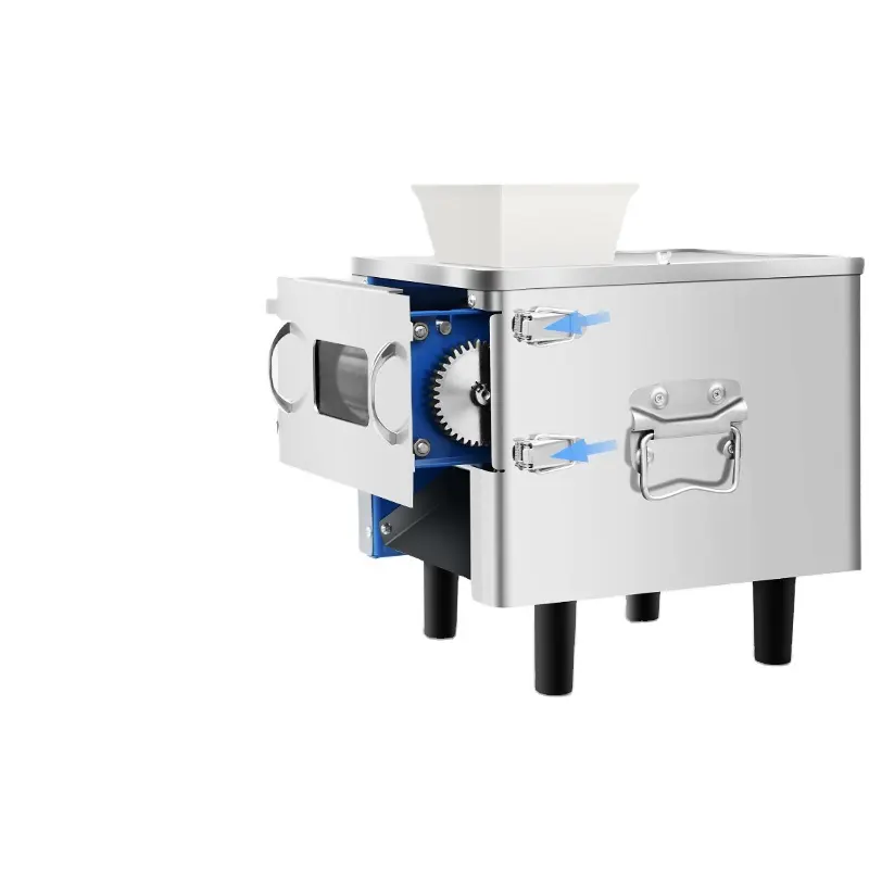 Cortador de carne elétrico para carne de porco, cordeiro, carne bovina e outras carnes, máquina comercial de corte de carne aprovada pela CE