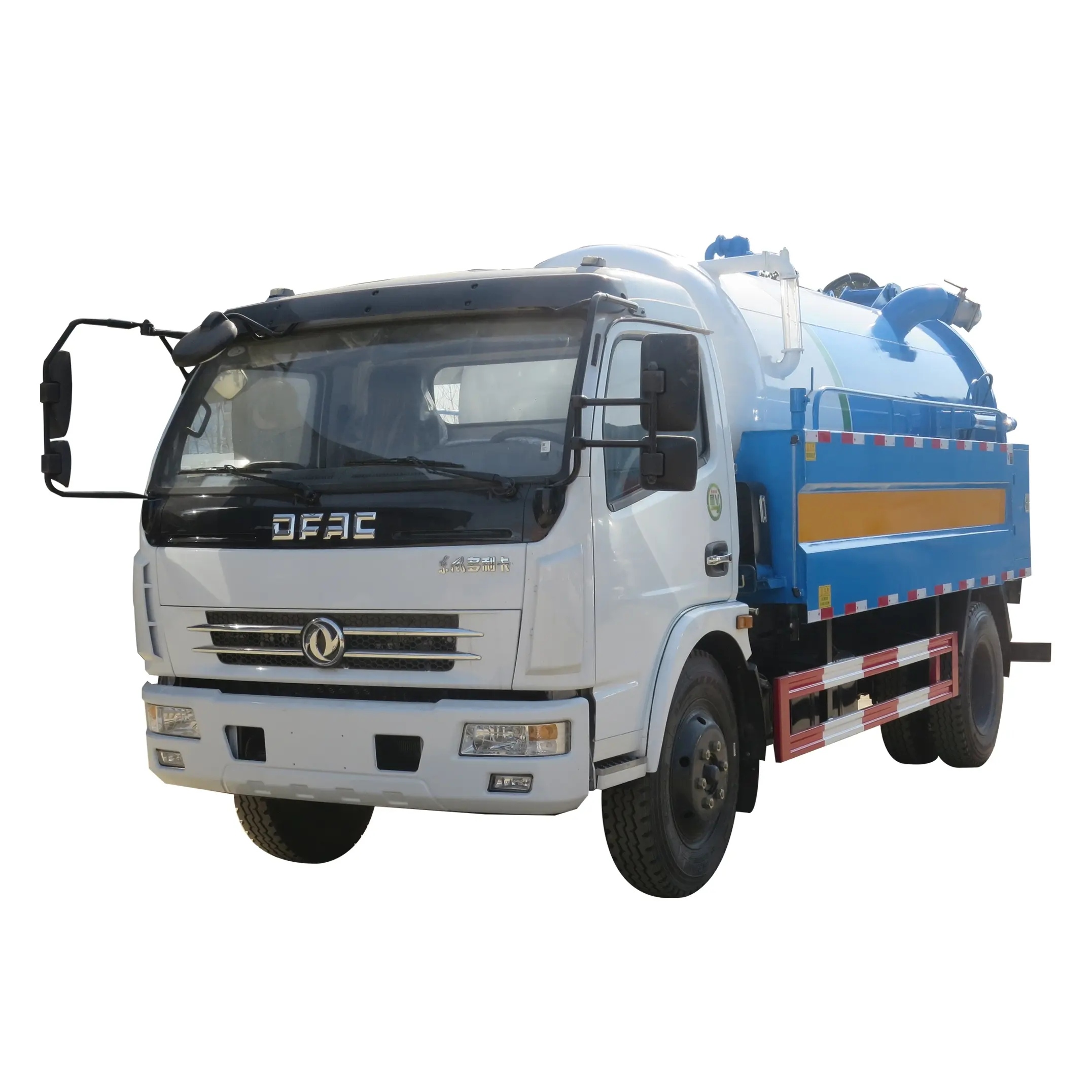 Caminhão de alta pressão para limpeza de esgoto, tanque de lixo fecal, sucção de água, caminhão de remoção
