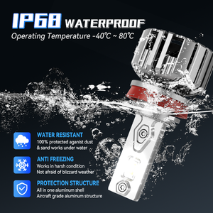 OEM ODM 130W 30000LM毫米汽车发光二极管前照灯灯泡H4 H7 H11新款汽车发光二极管前照灯灯泡风扇冷却Canbus无误差转换套件 - Product Image 3