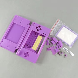 ニンテンドーDSLiteカスタムハンドヘルドコンソールケースカバー用の交換用フルハウジングシェル (ボタン付き) NDSL修理部品用ネジ - Product Image 3