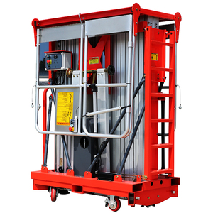 200Kg 250Kg 14M 16M 18M Hidrolik Dua Manusia Aerial Electric Man Lift Platform Kerja untuk Membersihkan Jendela - Product Image 4