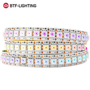 Colore silicone cangiante RGB colore sogno luce Pixel Streifen indirizzabile striscia Led Sk9822