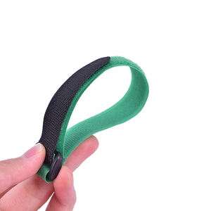Ajuste las correas de gancho y bucle de sujeción con hebilla de correa Buck, hebilla de escalera para Bridas de cable de gancho y bucle ajustables