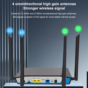 Sim kart yuvası ile 4G yönlendirici Wifi yönlendirici Lte yüksek kazançlı anten 300 Mbps 3 10/100Mbps adaptif ağ bağlantı noktaları yönlendirici - Product Image 5