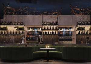 Modern <strong>S</strong>-Shape Curved Booth Seating <strong>Set</strong> for Dining Durable Velvet Sofa <strong>Table</strong> Chairs for Restaurants Cafes Coffee Shops Clubs - Product Image 4