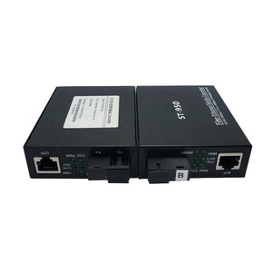 热销光纤媒体转换器100/1000 Mbps ST端口AB终端光纤媒体收发器转换器