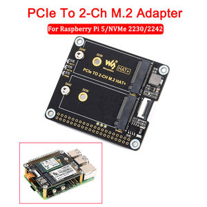 Raspberry Pi 5 dediziertes PCIe für zwei kanal ige M.2-Erweiterungs karte HAT-Standard-NVMe-Hochgeschwindigkeits-Lese-Schreiben - Product Image 2