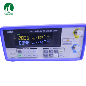 Probador de voltaje, medidor de frecuencia de 5Hz ~ 6MHz, milivoltímetro Digital de CA, SM2160 - Product Image 2