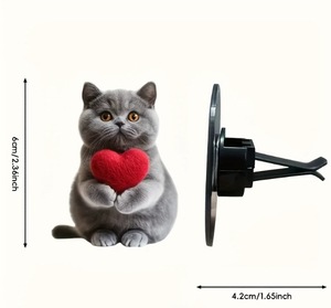 Toptan dekoratif Aroma YAYICI havalandırma klip sevimli akrilik özel araba spreyi - Product Image 4