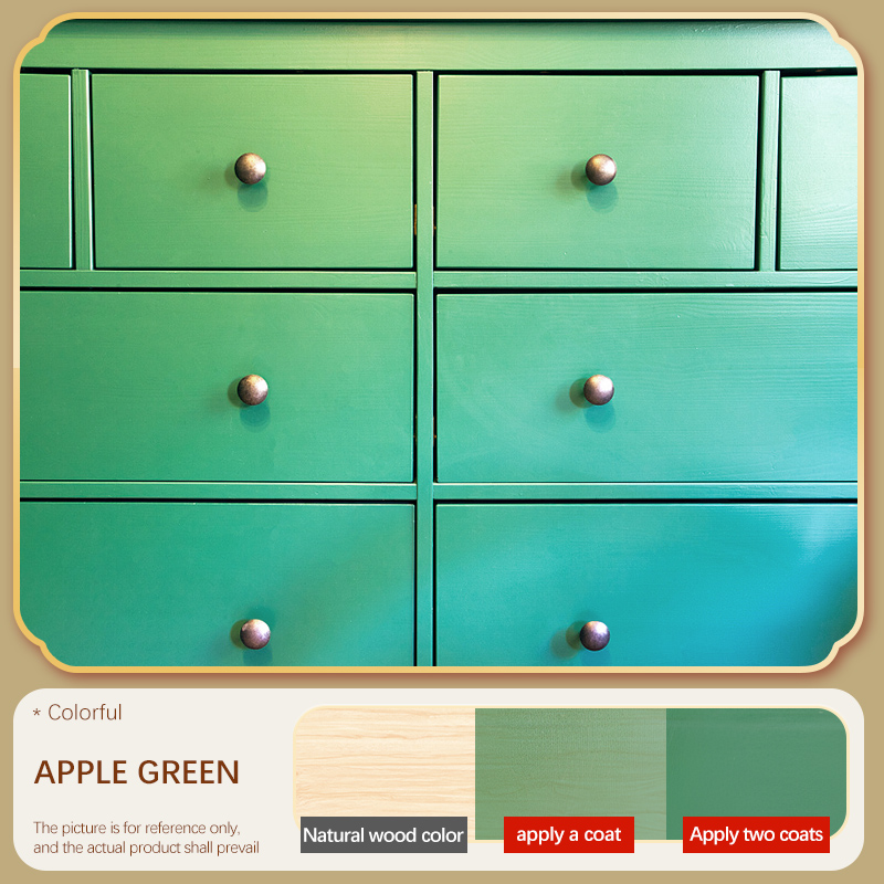 Iridescent Apple Green